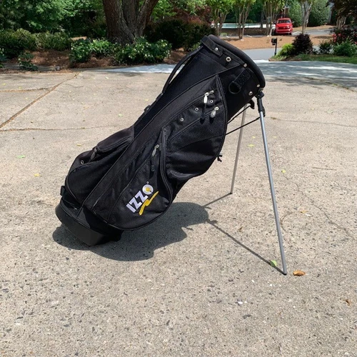Izzo Black Stand Bag  5-Way - With Cover- Very Clean