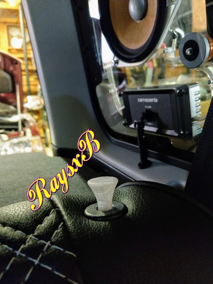 Scion xB xA Black Rear Seat Knobs 2004 2005 2006 Foto 3 de 4