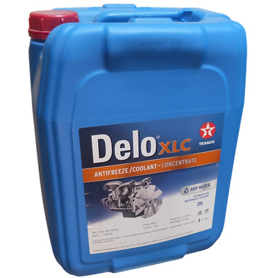 Texaco Delo XLC Radiator Antifreeze Red G12+ -40°C Coolant Concentrate -80°C Truck