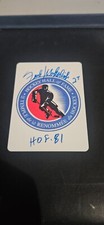 FRANK MAHOVLICH  SIGNED AUTOGRAPHED HOCKEY HALL OF FAME CARD RARE HOF 81 INSCRPT