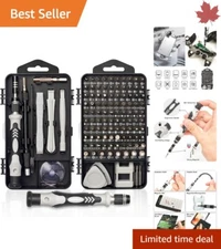 Versatile 124-Piece Precision Screwdriver Set - Premium Chrome Vanadium Steel