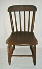Child's Early Century American Windsor Rod Back Chair Antique as Shown