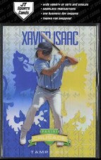 2024 Panini Crusade Xavier Isaac 16 Silver Prizm | Tampa Bay Rays