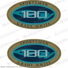 Fits Grady White Sportsman 180 Logo Decals (Set of 2)
