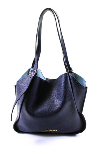 Marc Jacobs Womens Pebbled Leather Buckled Top Handle The Director Tote Handbag - Afbeelding 1 van 12