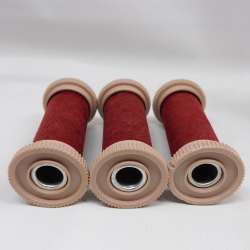 Windmere Hot Roller Replacements 8 Pieces Medium 1-1/4" Burgundy Velvet CLEAN - 第 3/6 張圖片