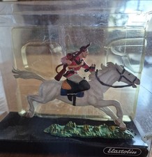 Preiser Elastolin 54818, Cowboy mit Gewehr zu Pferd in OVP Neuwertig aus Vitrine