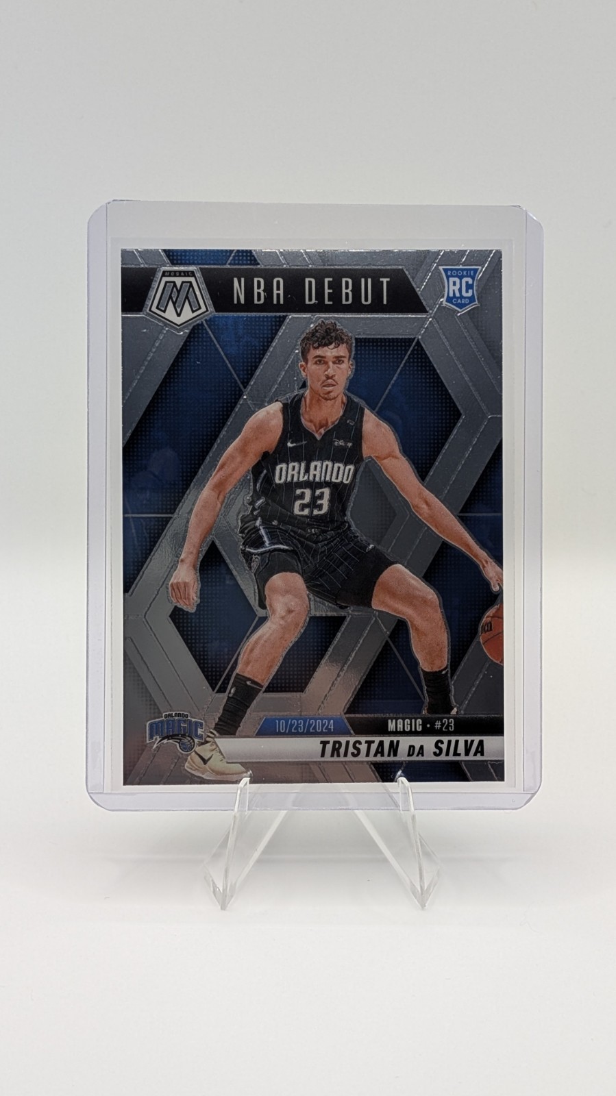 2024-25 Panini Mosaic – Tristan da Silva – Orlando Magic RC (#266) – NBA Debut