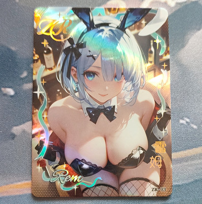 Rem ReZero Waifu Goddess Story Anime TCG Karte ZR 03