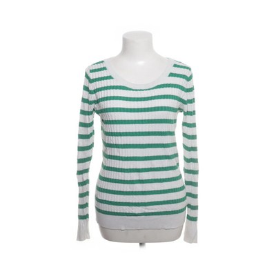 Red Button, Strickpullover, Größe: S, Grün/Weiß, Streifen, Rippenstrick #oVr