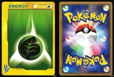 GRASS ENERGY - HP - VS SERIES VINTAGE JAPANESE POKEMON CARD