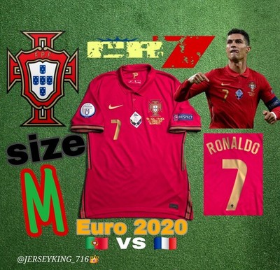 🇵🇹Nike Portugal FPF Cristiano Ronaldo #7 2020/21 Home Jersey