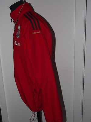 2009 Liverpool Adidas Track Jacket (M) Excellent Red Shirt Jersey