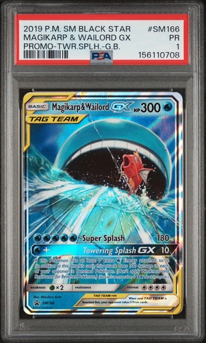 Magikarp & Wailord-GX graded PSA 1 for sale on eBay