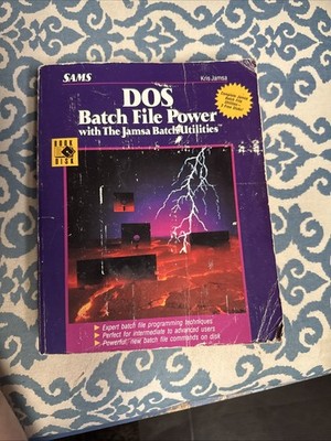 DOS Batch File Power with the Jamsa Disk Utilities 1991 First Ed. 2nd Printing