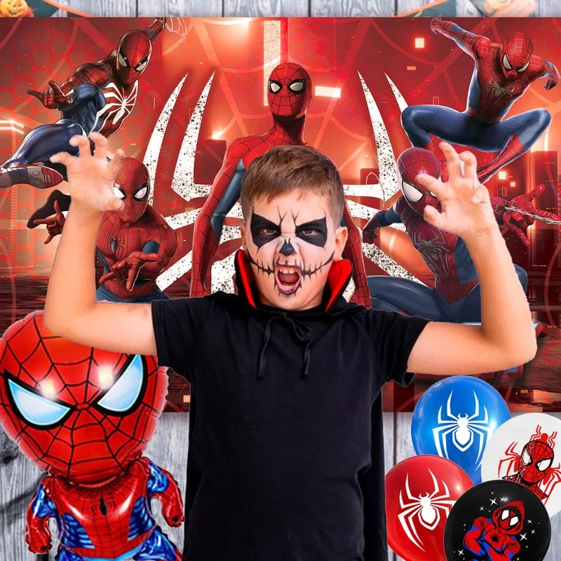 Spiderman-Geburtstagsparty-Zubehörset,30 teiliges Spiderman-Partyset mit Banner - Bild 4 von 4