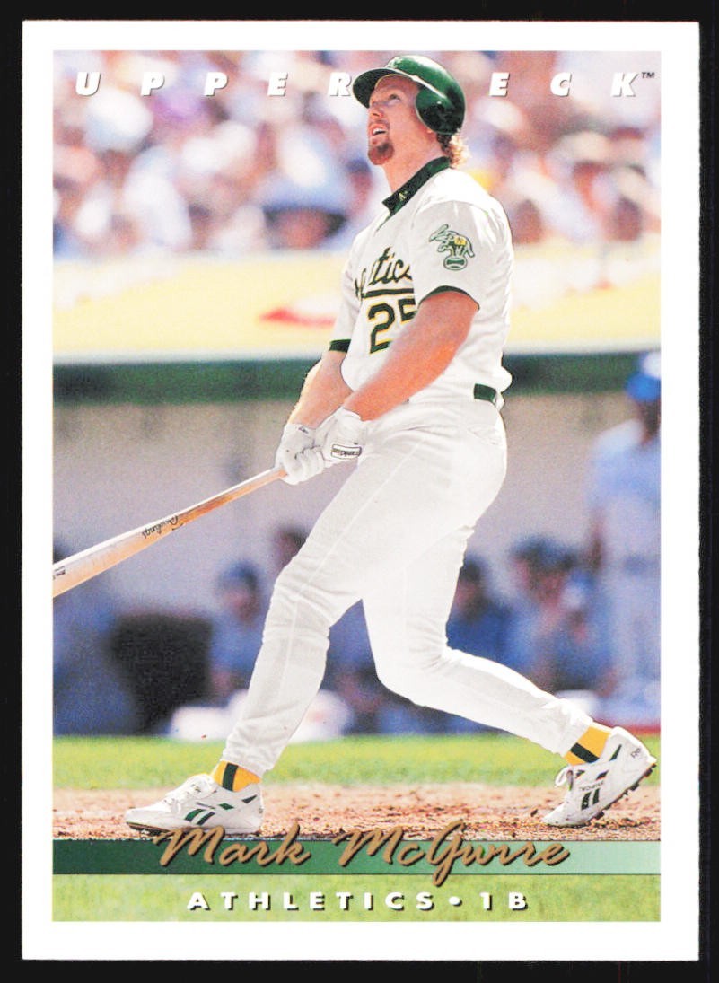 1993 Upper Deck #566 Mark McGwire Oakland Athletics