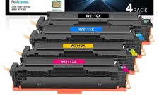 4PK 206X Color Toner Set W2110X-3X For HP LaserJet Pro M283fdw M255dw With Chip 
