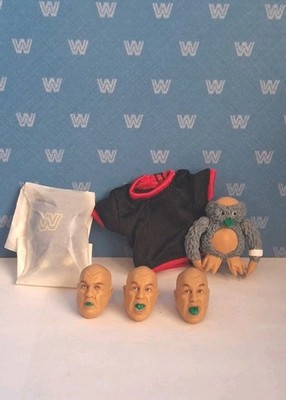 WWE Ultimate Coliseum George Animal Steele Heads, Turnbuckle & Stuffed Animal Lo