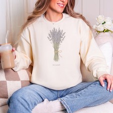 Lavande Bundled Lavender Bouquet Sweatshirt