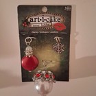 Art I Cake by Amy Labbe Snowflake Bulb Charm Pendant Christmas Holiday New 2013 — photo 2