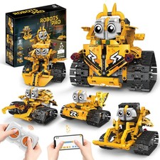 STEM Robot Building Kit for Kids Ages 8-16, 5 in 1 Robot Toys with APP Remote