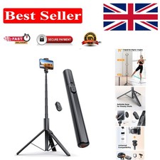 Lightweight 71 Inch Extendable Phone Tripod & Monopod with Bluetooth Remote