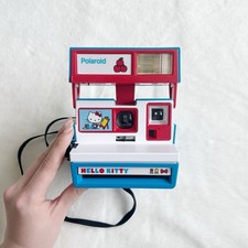 Rare Hello Kitty Polaroid 600 Blue Retrospekt Refurbished Camera Works 