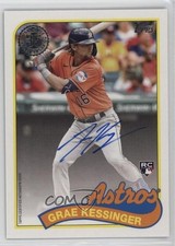 2024 Topps Series 1 1989 Topps Baseball Auto Grae Kessinger #89BA-GKE Auto 0d8