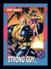 31 Strong Guy Super Heroes Impel X-Men 1992 Trading Card TCG CCG