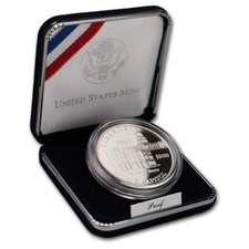 2001 Capital Visitor Center Silver Dollar Proof with Box and COA *JE