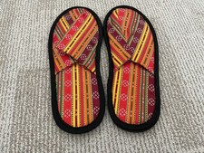NEW ETHNIC SLIPPERS IN RED YELLOW, ORANGE