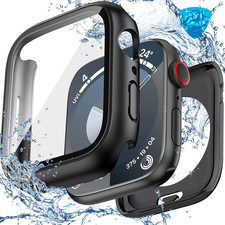 3 in 1 Waterproof Hard Case for Apple Watch Screen Protector 41Mm, 360  Slim Fu