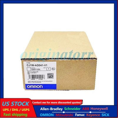 New CJ1W-AD041-V1 In Box Omron CJ1W-AD041-V1 Analog input unit  US Free TAX