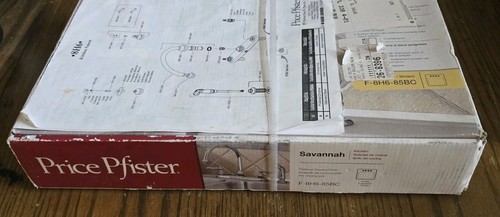 Price Pfister Savannah F-8H6-85BC Kitchen Faucet & Sprayer Set