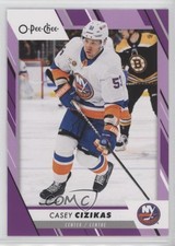2023-24 O-Pee-Chee Purple Border 39/49 Casey Cizikas #427 1q2