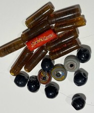 antique vintage glass beads lot
