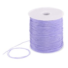 1mm Nylon Satin Cord 305 Yards Bracelet String Beading Thread Lavender Purple
