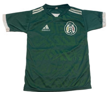 Mexico 2019 National Team Black Soccer replica Jersey youth medium size 10