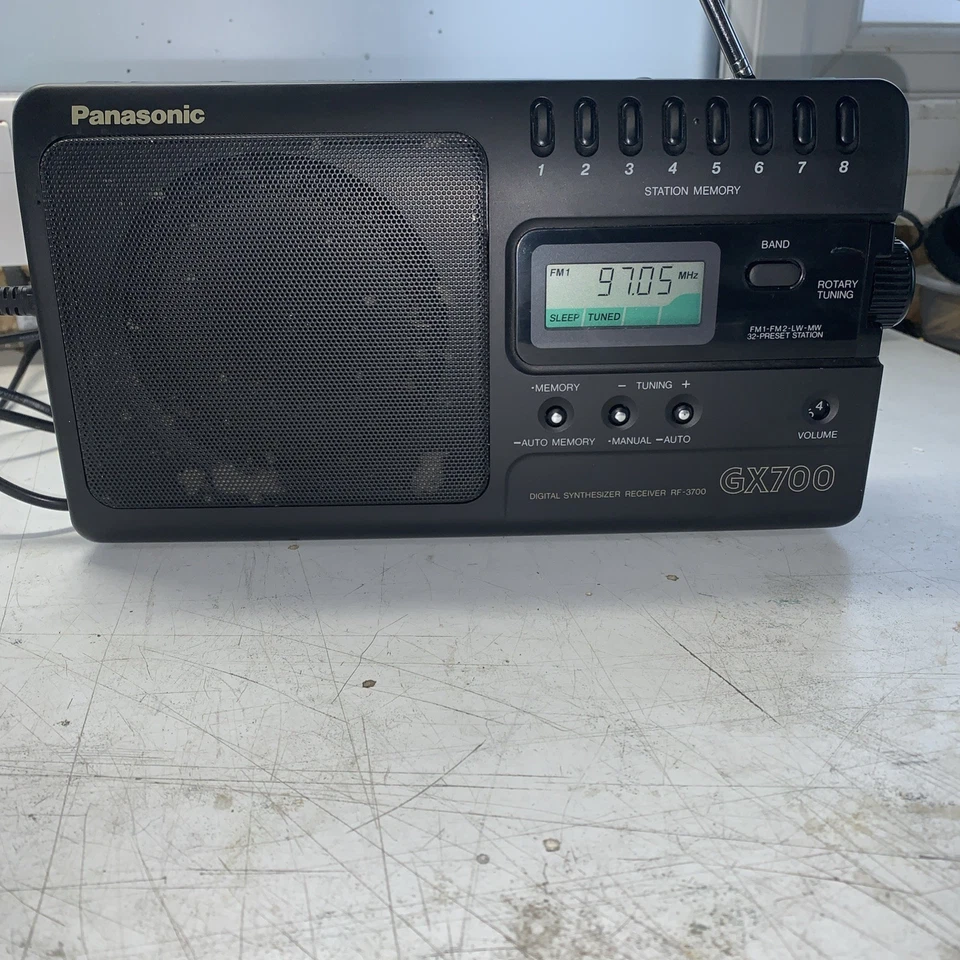 Panasonic RF-3700 GX700 Radio Portable Digital Synthesizer getestet funktioniert