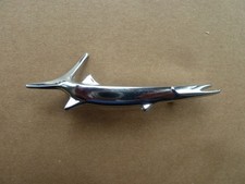 New Oem Plymouth Barracuda Fender Emblem Fish 1967-1968 New Oem Plymouth Barracuda Fender Emblem Fish 1967-1968