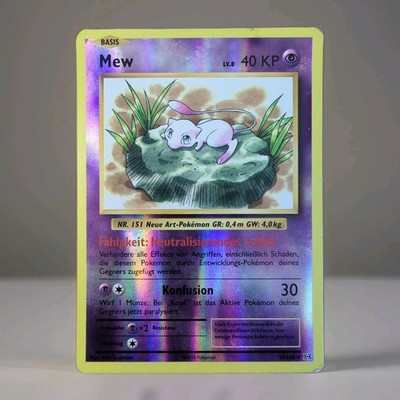 Mew Reverse Holo Pokemon Karte Deutsch 53/108 Evolutions