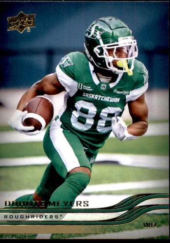 Dohnte Meyers 2026 Upper Deck CFL Gold Card #66 Sask Roughriders Delta State