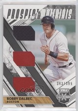 2019 Elite Extra Edition Triple Prospect Materials Black /399 Bobby Dalbec 0a17