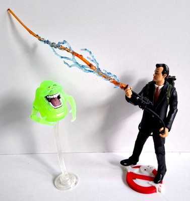 Mattel Matty Collector Figur Neca REAL GHOSTBUSTERS Civil Peter Venkman + Slimer