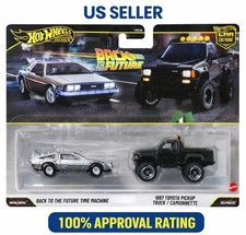 2026 Hot Wheels 2 PACK Back to the Future Time Machine Toyota Pickup