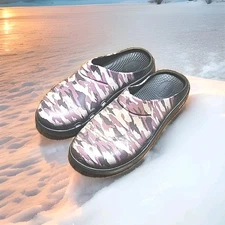 Oofos Recovery Clog Shoes Women’s 8 Purple Camo Limited Edition Slip On Unisex
