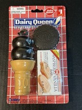 Dairy Queen Pretend Plastic Food Chocolate Ice Cream Cone, Raspberry Bar Box New