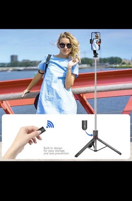 F15 Wireless Remote 68 Inch Selfie Stick Tripod Phone Stand for iPhone Android