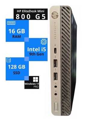 HP EliteDesk 800 G5 Mini (i5 9th Gen / 16 GB / 240GB SSD / Win11